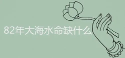 82年大海水命缺什麼 佩戴什麼可以轉運